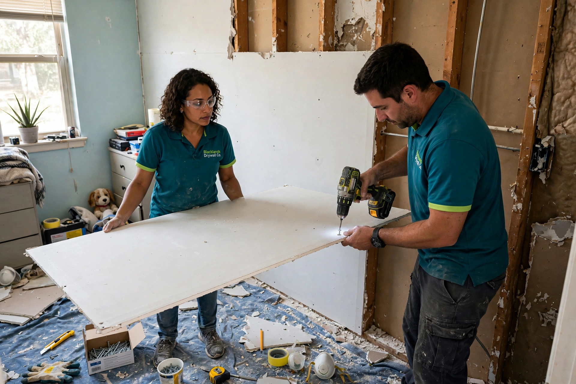 Burst Pipe Drywall Repair After a Texas Freeze: What to Do First, What Comes Next
